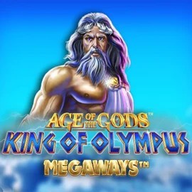 Slots logo of Age Of The Gods: King of Olympus Megaways from Origins at Slotmonkey Casino