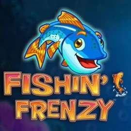 Fishin Frenzy logo by Blueprint Gaming at Slotmonkey Casino