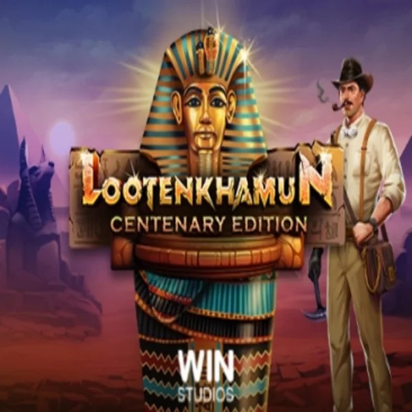 Slots logo of Loot'en Khamun the Dead Sea Scrolls from Win Studios at Slotmonkey Casino