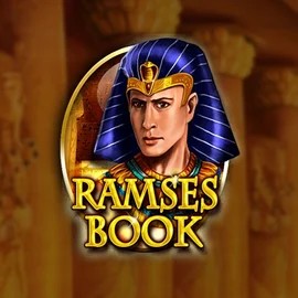 Ramses Book Deluxe by Gamomat, showcased at slotmonkeyy.nl – game logo